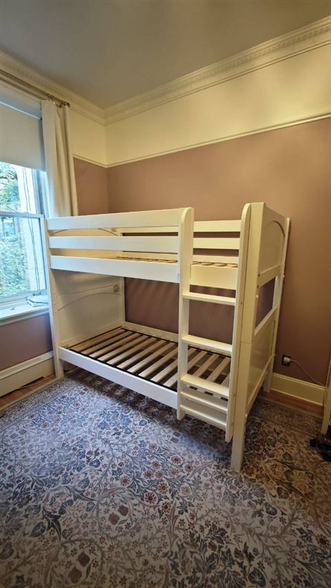 Wooden bunk bed